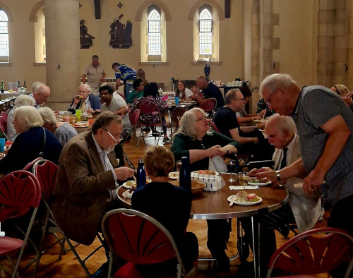 Parish Lunch inside St John's Church